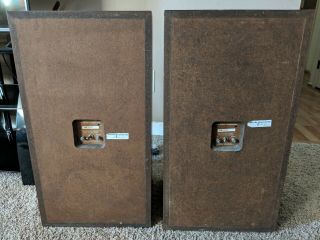 Vintage Walnut Advent Loudspeakers A4 Pair 2