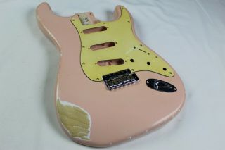 Mjt Official Custom Vintage Age Nitro Guitar Body Mark Jenny Vts Pink 3lbs 8oz