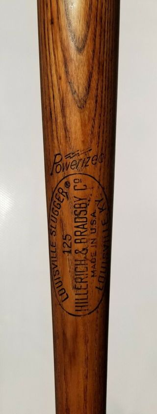 1965 - 68 36 Inch Jackie Robinson Louisville Slugger Vtg 125 Baseball Bat