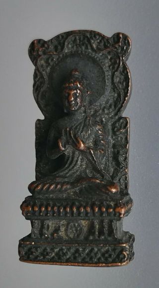 Thai Amulet Buddha Pratarn - Porn 2521 Powerful Protection Charm Rich Lucky S52