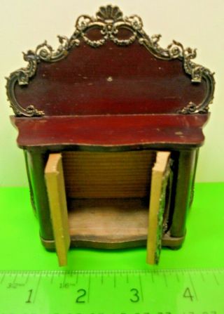 ANTIQUE VICTORIAN WALTERSHAUSEN BOULLE DOLLS HOUSE FURNITURE OLD PARLOUR SUITE 10