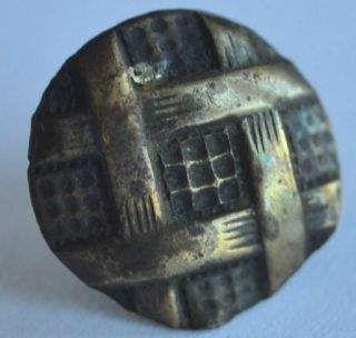 19th Century Imperial Russia Tiny Copper Cap Nail