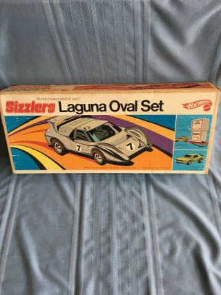 Vintage 1969 Mattel Hot Wheels Sizzlers Laguna Oval Set Nib Rare