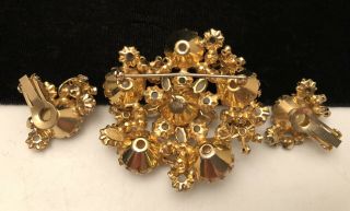 Rare Vintage Signed Schreiner NY Jeweled 2 - 1/4 
