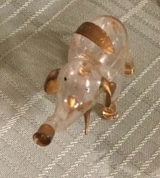 Antique Rare Blown Glass Elephant Perfume Bottle Narcissus Germany 3