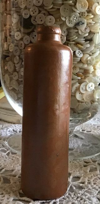 Antique Salt Glazed Stoneware Bottle / Master Ink - Made in Germany - 6” 2