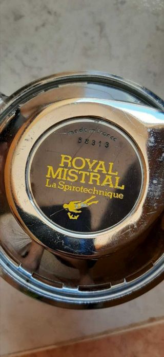 Royale Mistral Spirotechnique twin hose regulator Vintage Cousteau gagnan 4