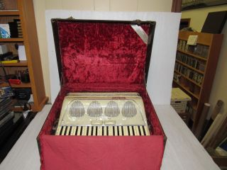 Vintage Galanti Accordion 120 Button Made In Italy With Hard Case