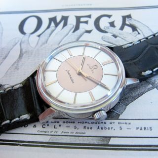 Vintage Omega Seamaster Mens Watch Swiss Made 1960s Steel Case Omega Calibre:301