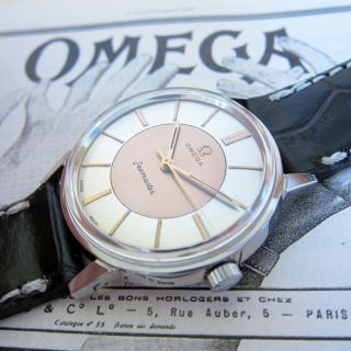 Vintage OMEGA Seamaster Mens watch Swiss Made 1960s steel case Omega Calibre:301 9