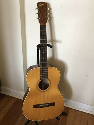 1967 Goya F - 12 Acoustic Guitar Made In Sweden Vintage Rare