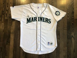 Rare Vintage Russell Authentic Joey Cora 28 Seattle Mariners Jersey 48 Xl