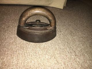 Antique Vintage Old Rare Cast Iron Coal Ironing Clothes Press Collectible,