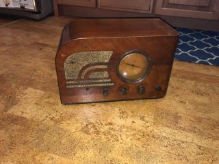 Vintage Antique Silvertone Model 4563 48 Watts Tube Radio