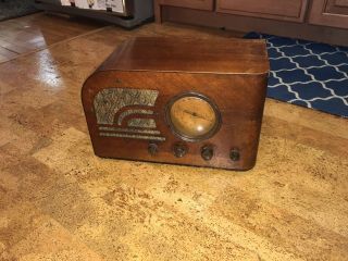 vintage antique Silvertone Model 4563 48 Watts Tube Radio 2