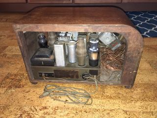 vintage antique Silvertone Model 4563 48 Watts Tube Radio 7