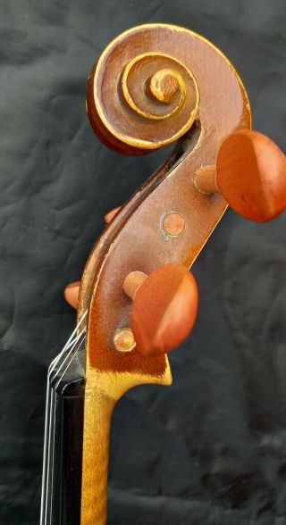 FINE 4/4 ANTIQUE OLD VIOLIN lab.  CHARLES le LYONNAIS,  TELLER fiddle Bratsche geige 6