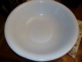 Vintage Large White Wash Basin From B.  P.  Co.  ;