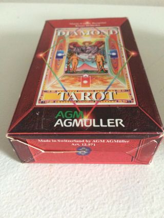 Very Rare,  OOP 1997 Diamond Tarot AGM vintage tarot cards Rider - Waite insp.  deck 4