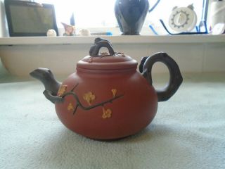 Vintage Chinese Yixing Zisha Pottery Teapot
