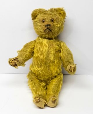 Vintage Schuco Yes No Teddy Bear 12 " Mohair 1920 