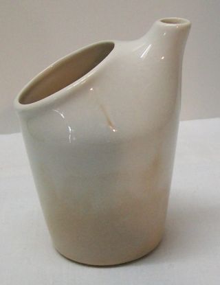 Feeding Cup Medical Or Baby Wt Co Simplex Porcelain No.  10 Pat July 18,  1907