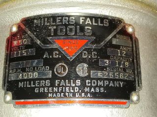Vintage Millers Falls Commercial Grade Model 850 Circular Saw 2