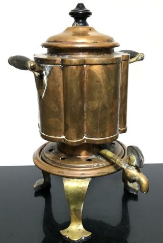 Vtg Jos Heinrich’s Copper Bonze Sterling Silver Kitchenware Coffee Pot Teapot