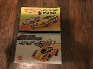 2 Vintage Hot Wheels Cases With Cars - Estate Find Late 1960s & 1970s