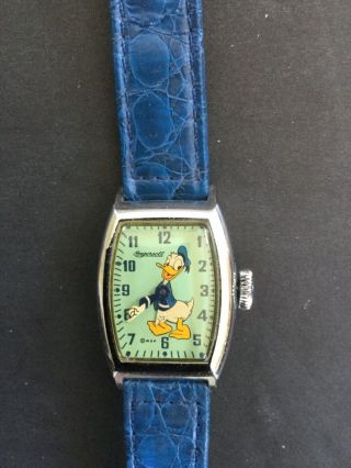 Vintage Disney Donald Duck Ingersol Watch