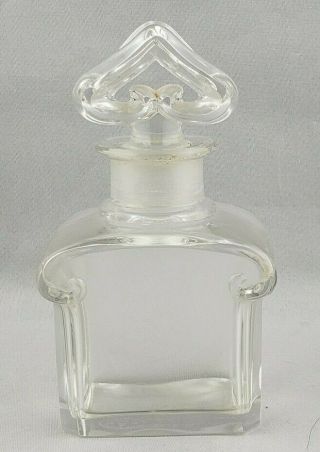 Vintage Guerlain Mitsouko Baccarat Perfume Bottle 4oz Empty