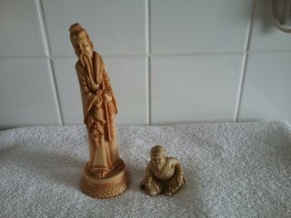 Two Oriental Chinese Figure,  S
