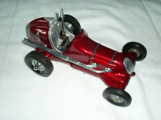 1950 ' s VINTAGE ROY COX THIMBLE DROME CHAMPION TETHER RACE CAR with ENGINE 3