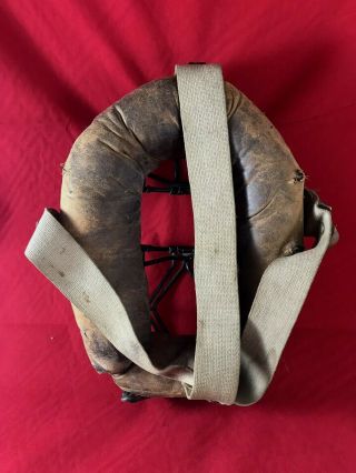Early 1900 ' s Antique Victor Baseball Catchers Mask Looped Steel Diamond Spitter 3