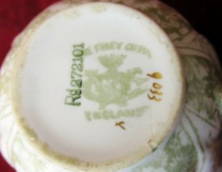 ANTIQUE SHELLEY/ WILEMAN PORCELAIN TEA SET DAINTY 9033 CLUSTER OF FLOWERS 1897 7
