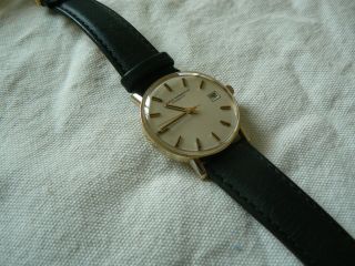 Girard Perregaux Gyromatic 14k Gold Mens Automatic Vintage Watch