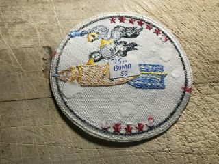 WWII/WW2/Post? US ARMY AIR FORCE PATCH - 75th Bomb Squadron - BEAUTY 7