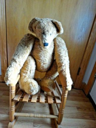 Vintage Large Hump Back Teddy Bear (chair Not)