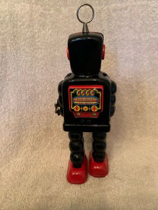 High - Wheel Robot K.  O.  vintage tin wind up.  A Frankonia Toy.  W/Box 4