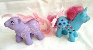 Vintage Pair G1 My Little Pony Baby Melody My Little Pony Baby Sweet Tooth 2