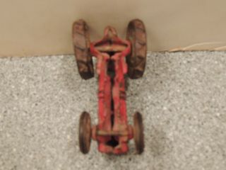 Antique Cast Iron Arcade Toy Fordson Farm Tractor with Driver 4 