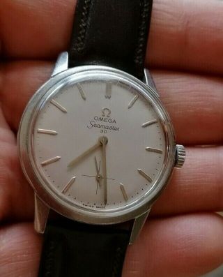 VINTAGE OMEGA SEAMASTER 30 SUB SECONDS HAND - WIND MEN ' S WRISTWATCH - LOVELY 6