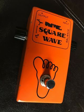 Univox Square Wave Very Rare Vintage Fuzz Pedal Intense Fuzz Effects Awesome