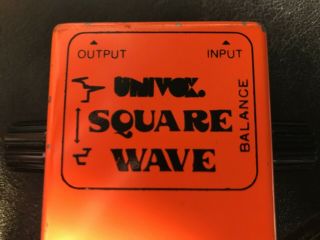 Univox Square Wave VERY RARE vintage FUZZ pedal INTENSE fuzz effects AWESOME 2