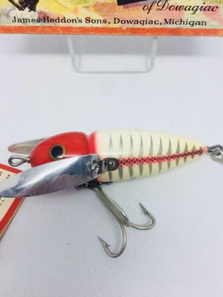 Vintage Tough Heddon Crazy Crawler Fishing Lure 2150 MUSKY WOW 2