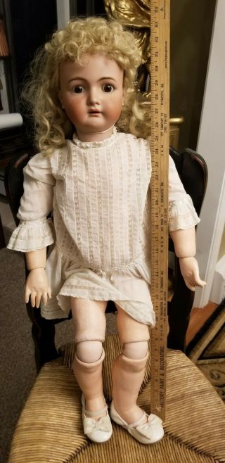 Large Antique Simon & Halbig Doll 36 " Tall