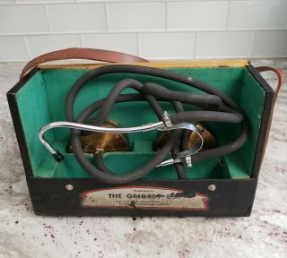 Vintage Geophone Water Leakage Detector Distributed By The Grigsby Co.