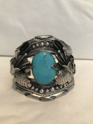 Native American Old Pawn Bracelet Vintage Navajo Sterling Silver Handmade