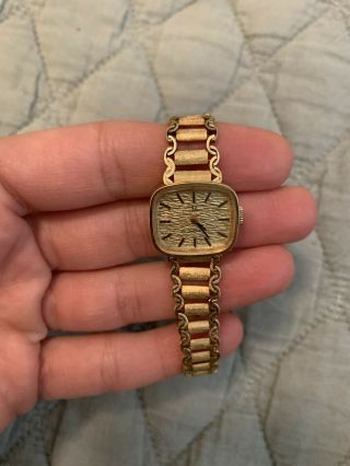 Vintage Ladies 14kt Yellow Gold Omega Watch