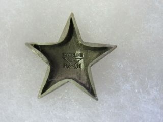 VERY RARE WWII USN USMC GENERAL OFFICERS HELMET RANK STAR BY H&H STERLING 2